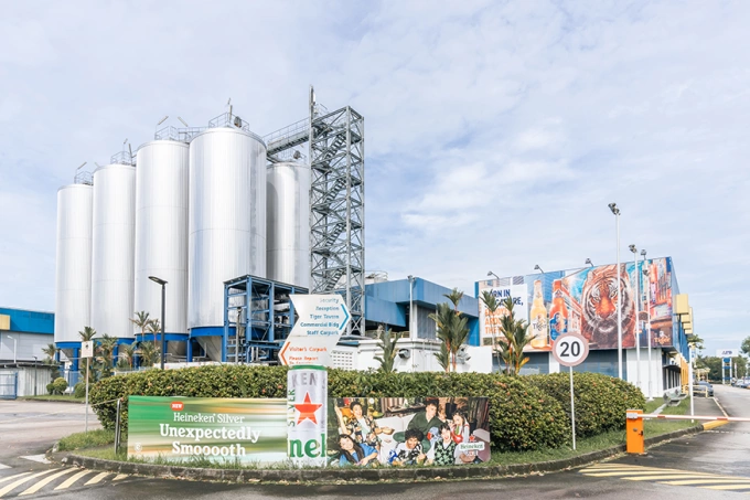 Asia Pacific Breweries Singapores brewery in Tuas, Singapore. Photo from the companys website