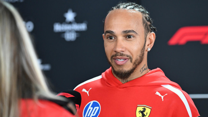 Ferraris British driver Lewis Hamilton in Suzuka. Photo by AFP
