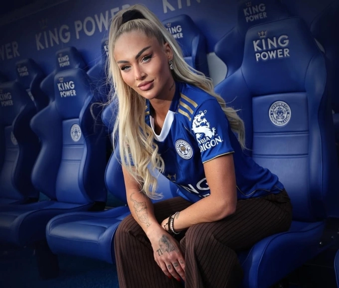 Alisha Lehmann in her introduction as the new Leicester City player in January 2026. Photo by Instagram/@alishalehmann7