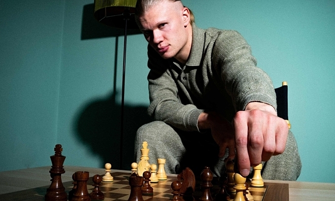 Mind games: How football stars like Erling Haaland and Mohamed Salah are fuelling chess boom
