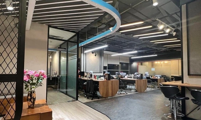 The office of 52 Media is seen deserted on April 1, 2026 as remote work is initiated ever Wednesday. Photo by Hang Pham