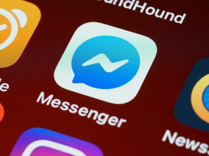 Facebook Messenger app on a smartphone. Photo from Pexels