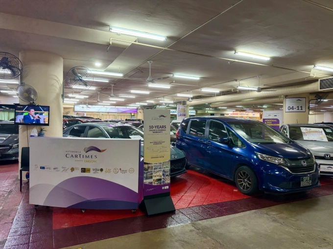 Izložbeni prostor CarTimesa viđen u Automobile Megamartu. Fotografija putem Instagrama/cartimesgroup