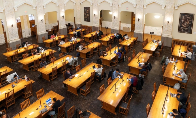 The Carnegie Library at Syracuse University. Photo courtesy of the university