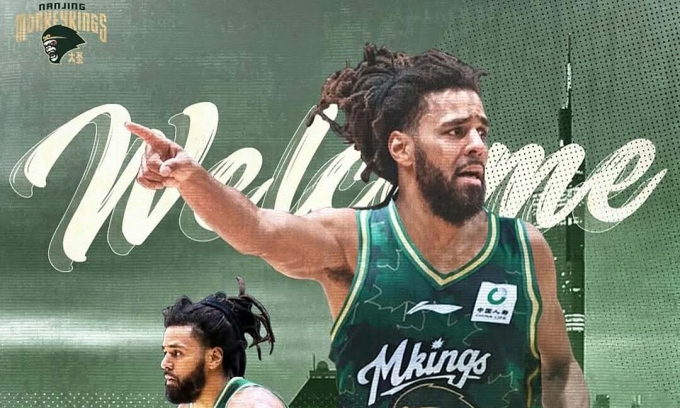 Grammy-winning rapper J. Cole makes debut in Chinese basketball league