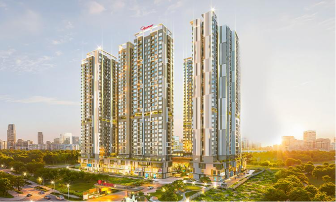 Rendering of Phu My Hung Harmonie apartments. Photo courtesy of Phu My Hung