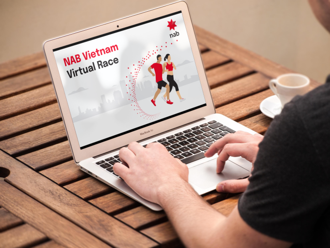 NAB Vietnam Virtual Race scheduled to take place from April 21 to June 4 on the vRace platform. Photo courtesy of vRace
