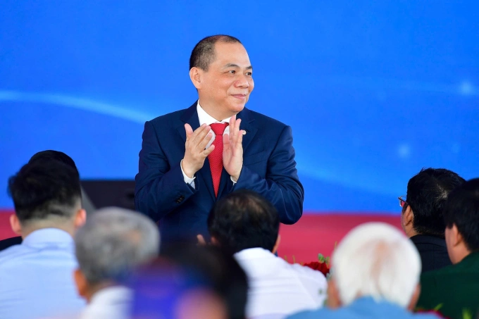 Vingroup chairman Pham Nhat Vuong. Photo by VnExpress/Thanh Tung
