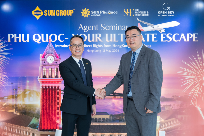 SPA appointed OpenSky as its general sales agent (GSA) in Hong Kong at the event on May 8. Photo courtesy of Sun Group