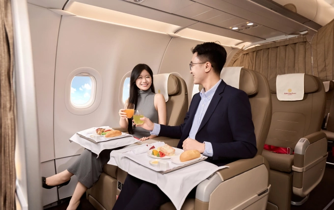 The cabin interiors is expected to standardized under the Élégance Indochine-The Elegance of Indochina concept. Photo courtesy of Sun Group