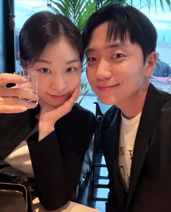 KIm Yuna and her husband Ko Woo-rim. Photo by Instagram/@yunakim