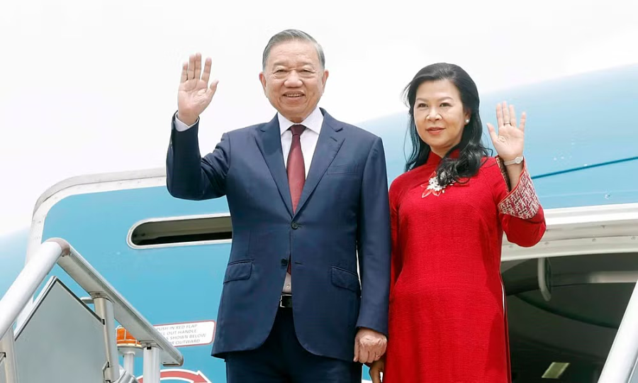 General Secretary and President To Lam arrives in Manila for state visit to Philippines