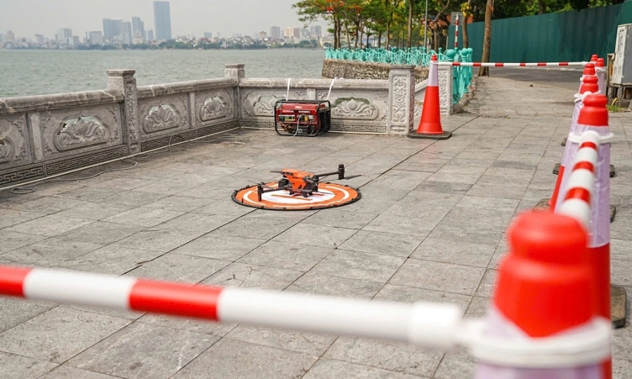 Hanoi police test AI-powered drones for traffic, urban order monitoring
