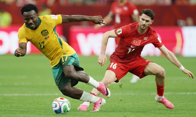 Australia's Irankunda revels in 'unreal' World Cup shock