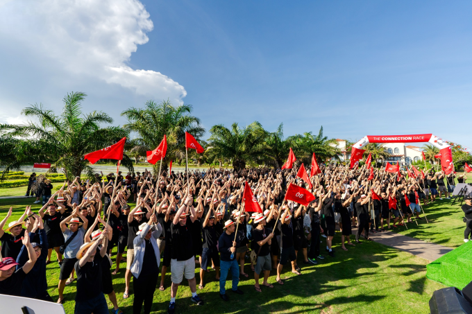 NAB employees take part in sports activities. Photo courtesy of NAB Vietnam
