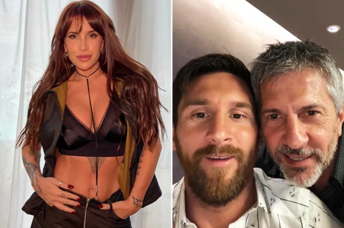 Florencia Pena has quit following her false announcement of Lionel Messis fathers death. Photo by Instagram/@flor_de_p, @leomessi