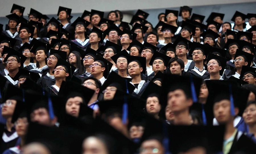 Students of Southeast Asia's largest economy are choosing China over US
