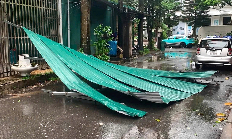 Storm Maysak tears off roofs, topples trees as it hits Vietnam's northern border