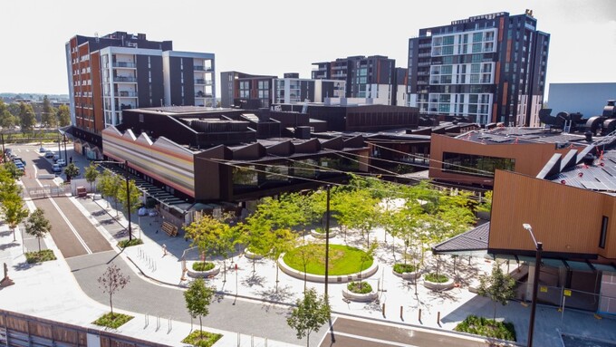 Ed.Square Town Centre, Sydney, Australia. Photo courtesy of Frasers Property