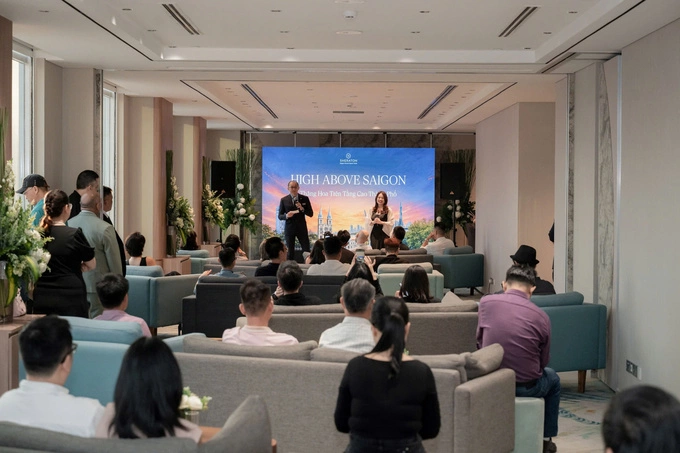The hotel unveiled Level 23 at the High Above Saigon launch event on June 26. Photo courtesy of the hotel