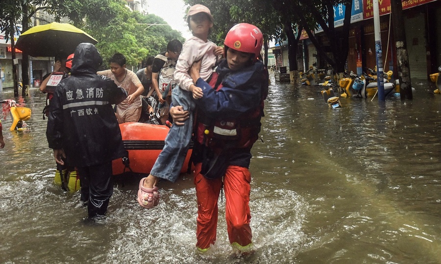 Schools, offices close in Taipei, Beijing outskirts due to Typhoon Bavi