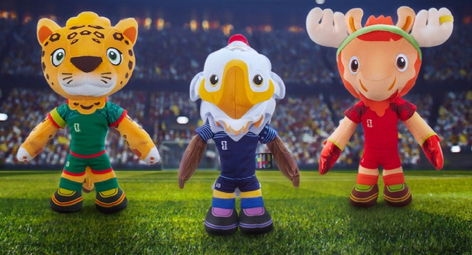 FIFA World Cup 2026 plush mascots made by Jazwares. Photo courtesy of Jazwares