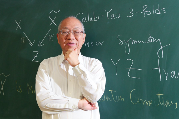 1982 Fields Medalist Shing-Tung Yau. Photo courtesy of Nanjing Center for Applied Mathematics