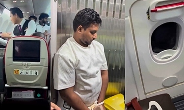 Malaysia flight passenger tries to open emergency exit, damages window ...