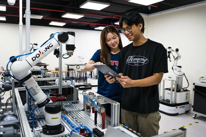 Engineering students at a Southeast Asia university. Photo courtesy of the university