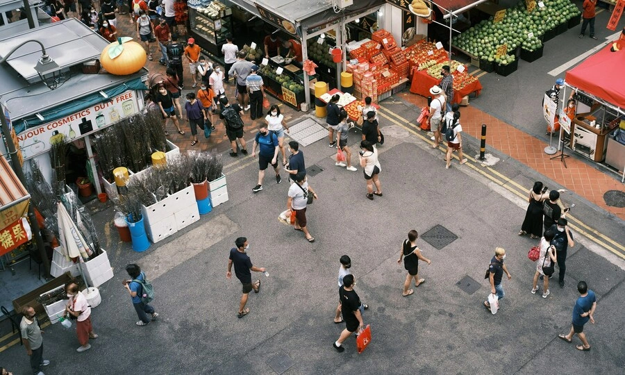 Which Southeast Asian country ranks second globally in population density?