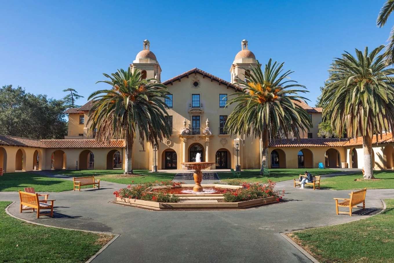 Stanford University campus in Stanford, California, Nov, 2025.Photo from the universitys Facebook page