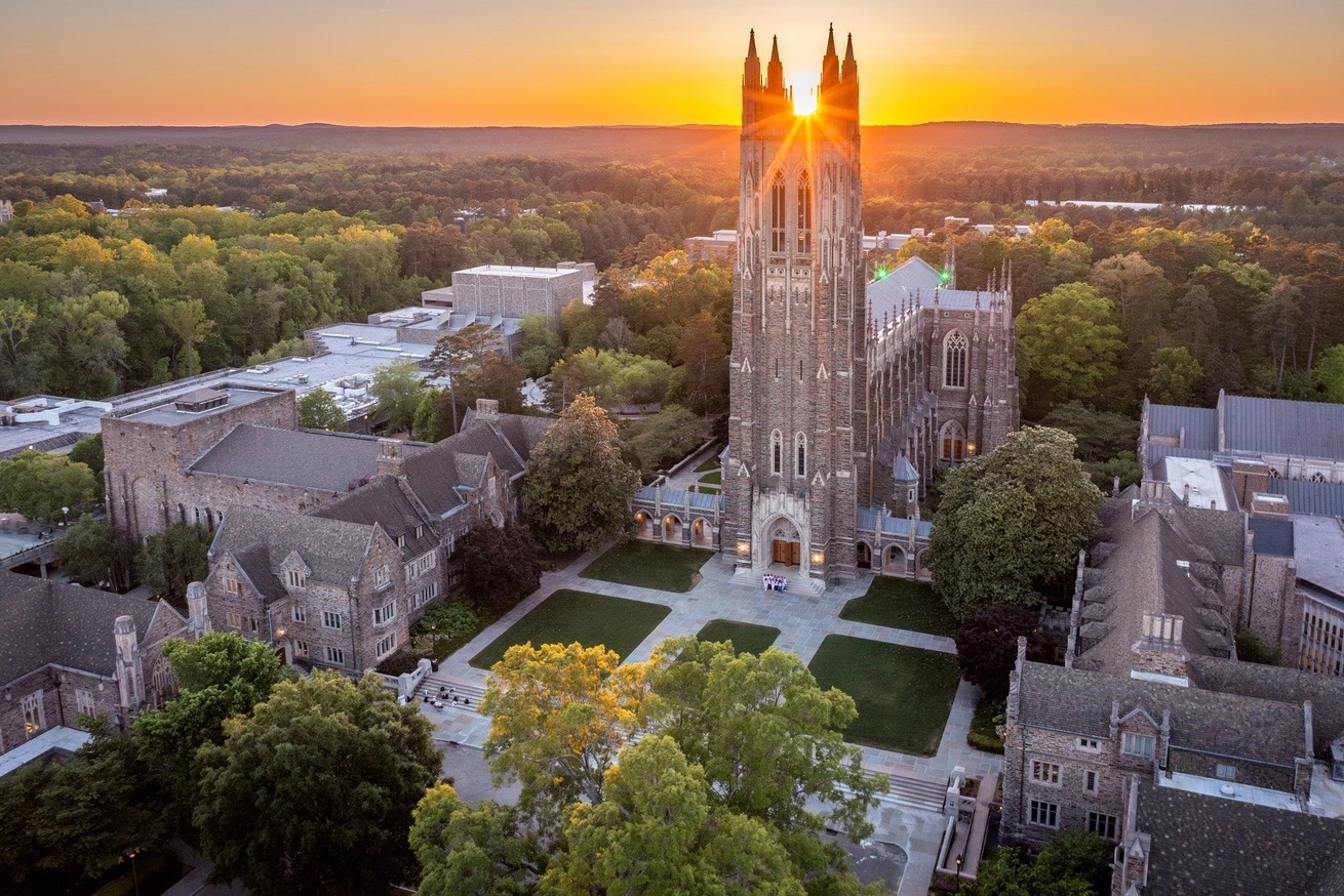 A view of Duke University. Photo courtesy of Duke University