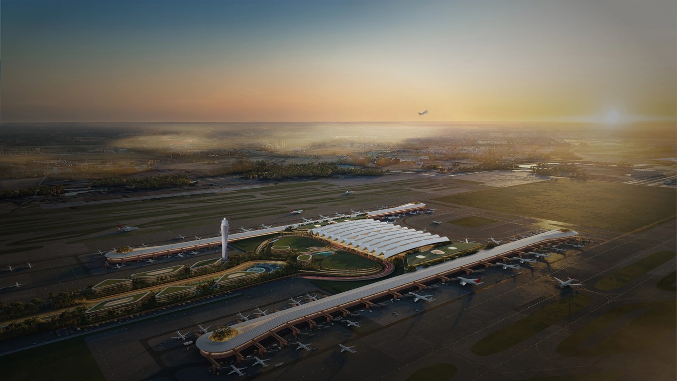 Gia Binh International Airport is being developed as a new-generation airport economic hub. Photo courtesy of Gia Binh International Airport