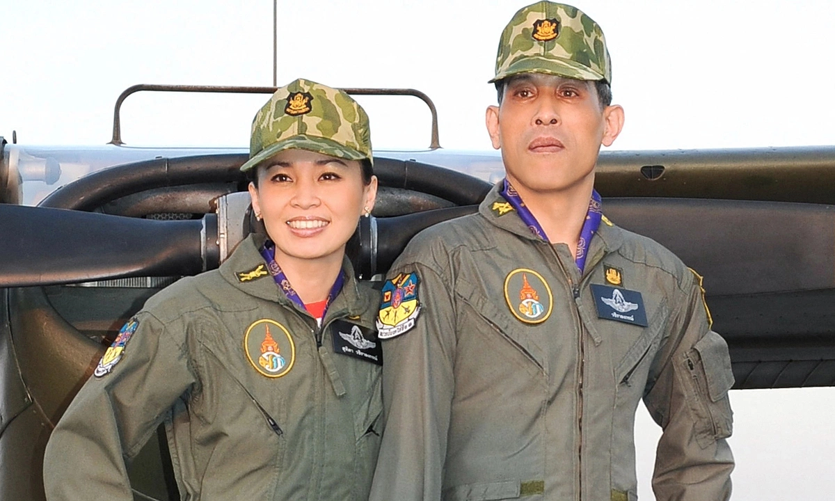 Thailands King Maha Vajiralongkorn and Queen Suthida have spent years training as pilots. Photo by AFP