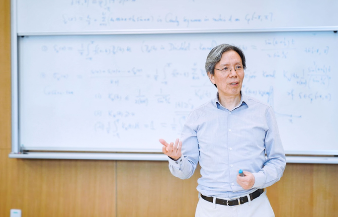 Fang-Hua Lin, Qiushi Chair Professor at Zhejiang University, China. Photo courtesy of NYU Shanghai