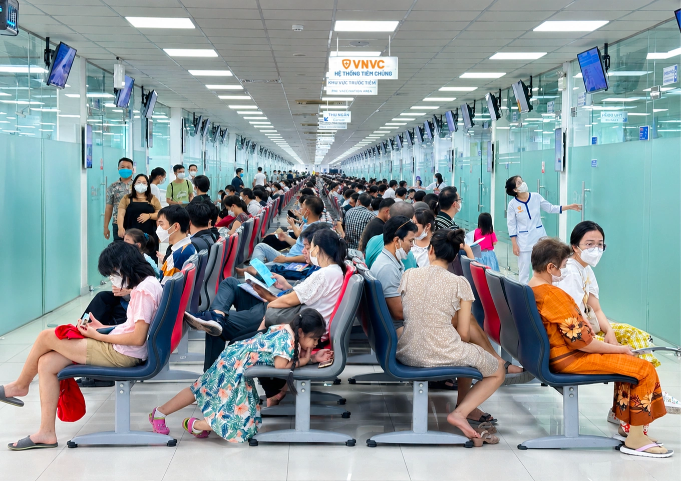 VNVC administers Pfizer vaccines in Vietnam, including vaccines against pneumococcal disease, RSV, and meningococcal disease. Photo by Thai Loc