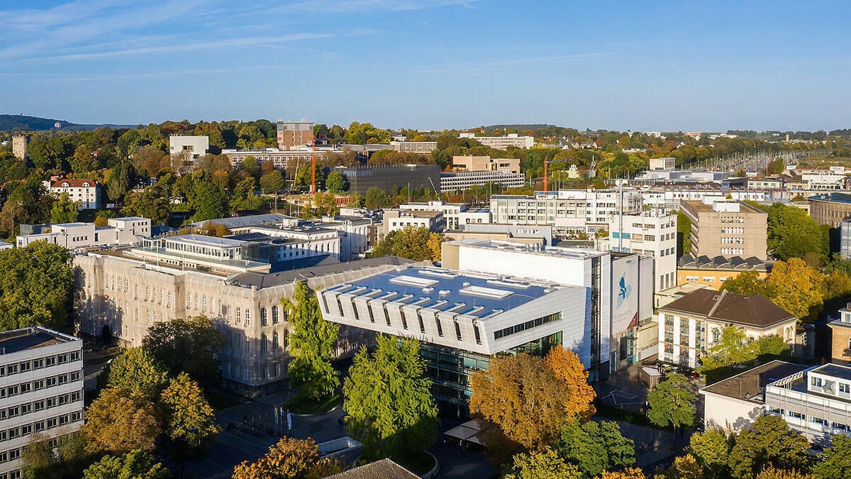 An aerial view of RWTH Aachen University. Photo courtesy of RWTH Aachen University
