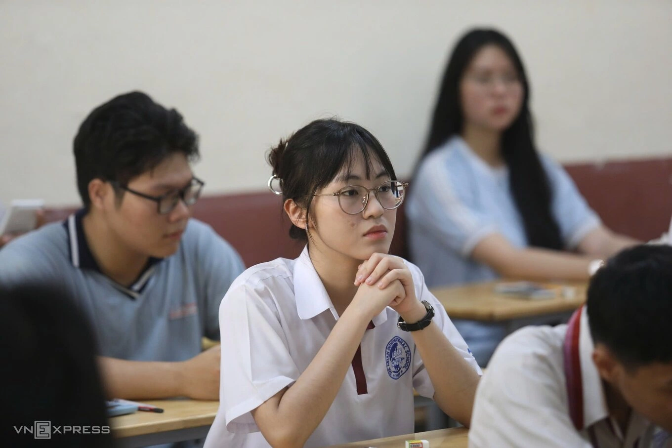 Students sit ready for the high school graduation exam in Ho Chi Minh City on June 10, 2026. Photo by VnExpres/Quynh Tran