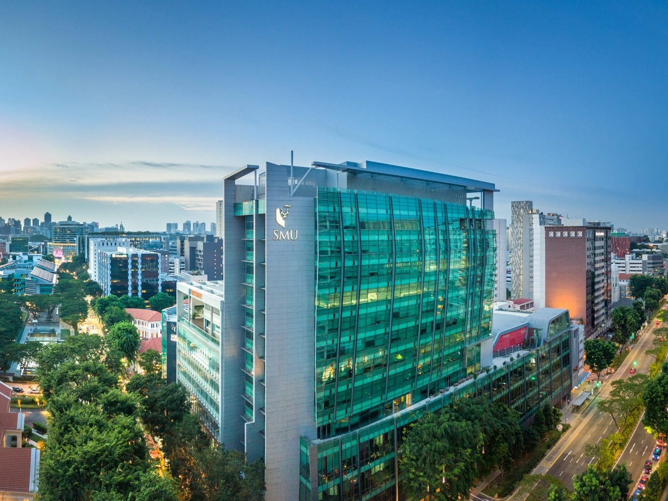 A view of the Singapore Management University. Photo courtesy of Hong Huazheng