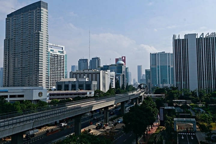 A general view of the city skyline of Jakarta, the capital city of Indonesia, August 5, 2021. Photo by Reuters