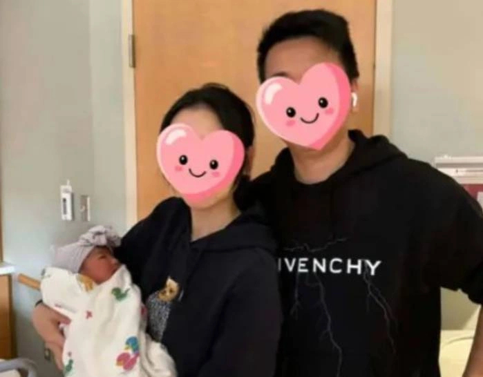 An international couple poses with a newborn in a photo posted on Patriot Conceptions website. Photo courtesy of Patriot Conceptions
