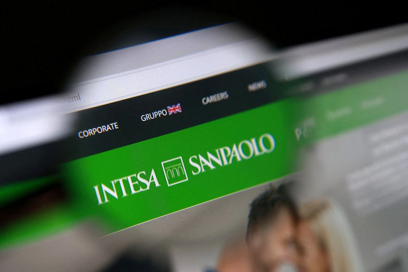 Intesa Sanpaolo logo is seen in this illustration taken December 3, 2025. Photo by Reuters