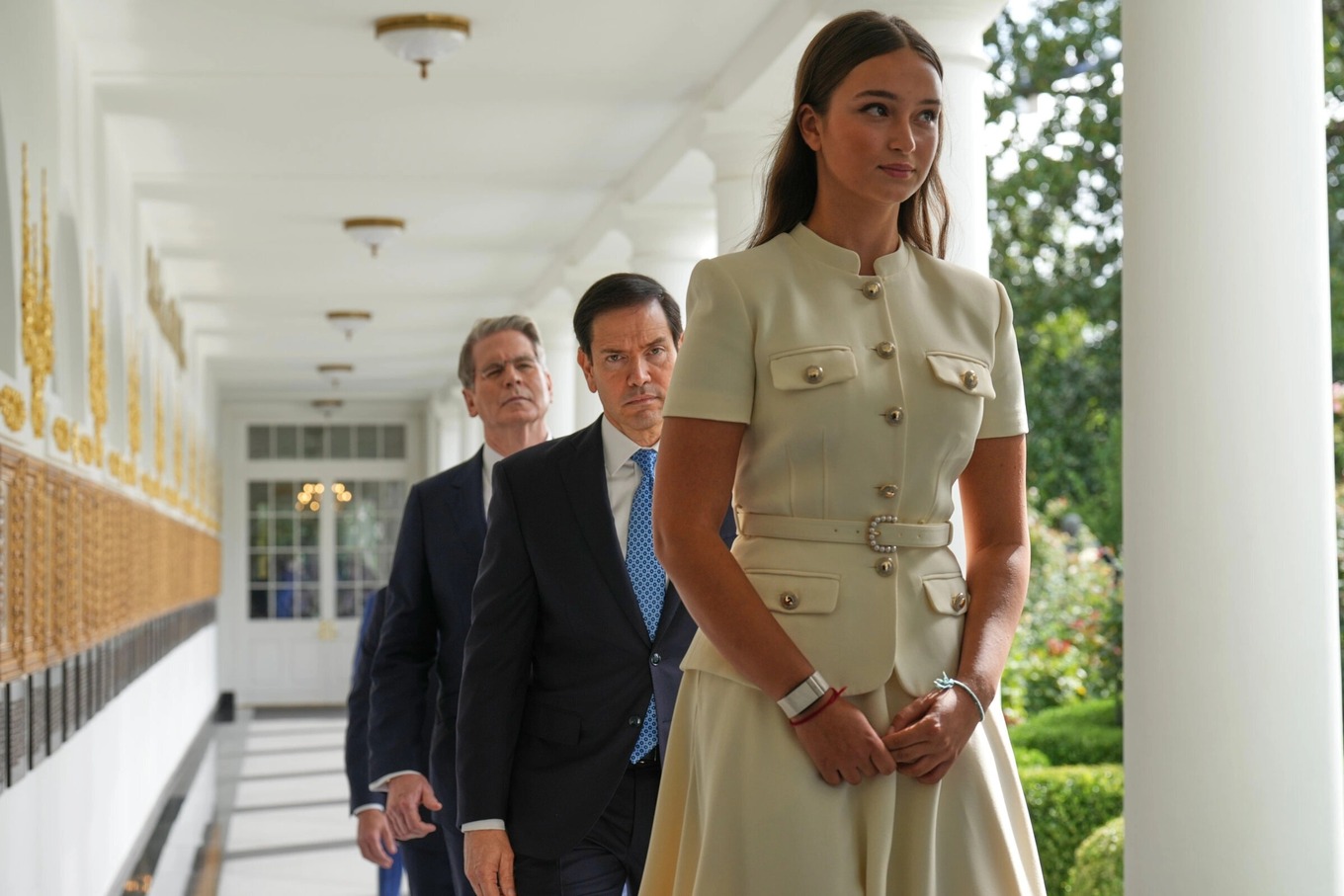 Arabella Kushner at the White House on Sept. 24. Photo by AP