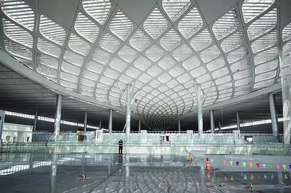 Long Thanh Airport terminal under construction in September 2026. Photo by VnExpress/Phuoc Tuan