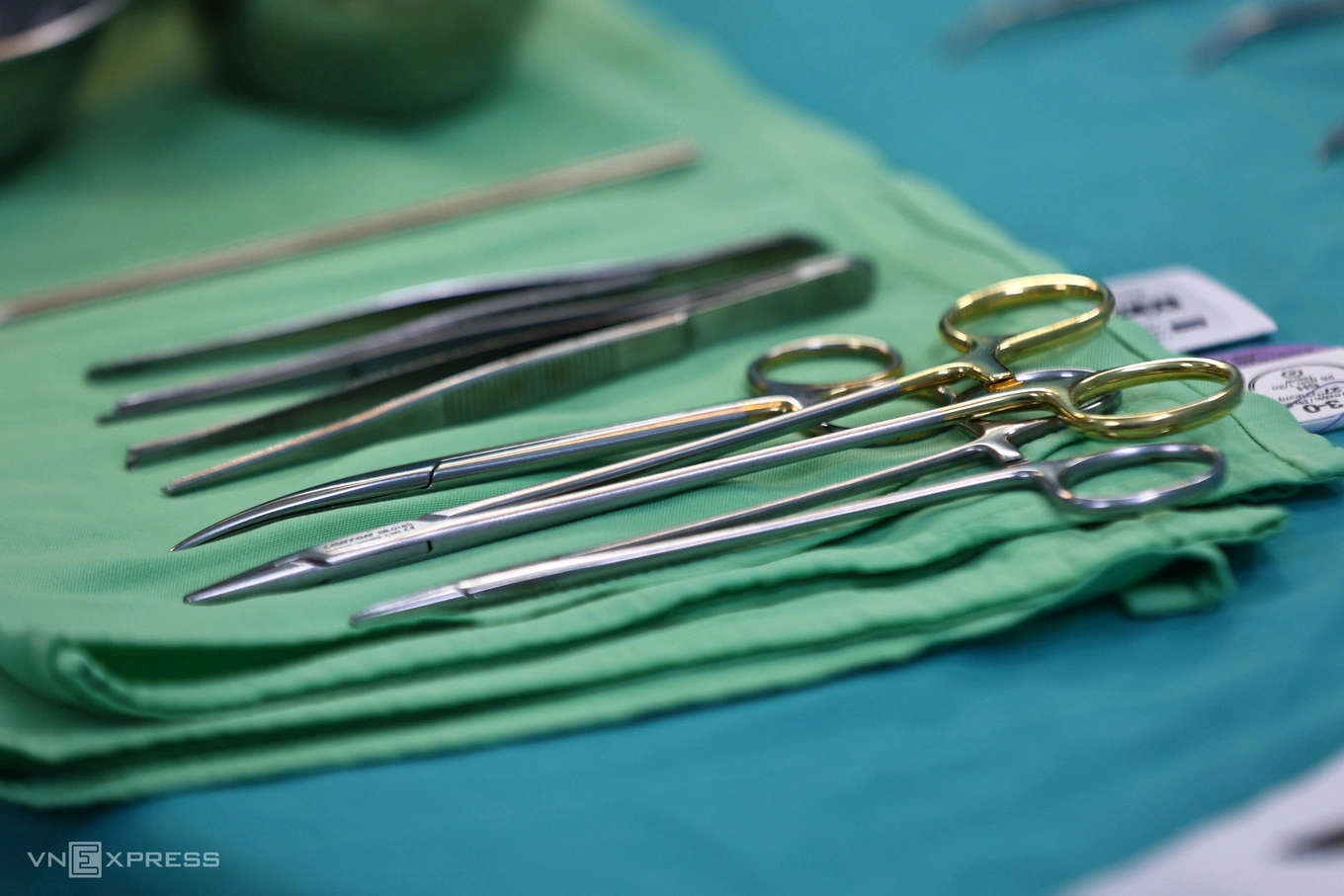 Tools for surgery at a hospital in HCMC. Photo by VnExpress/Quynh Tran