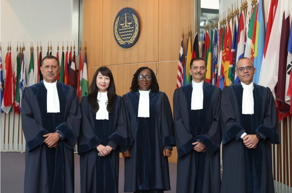 Five judges were sworn in as members of the Tribunal at a public sitting held this morning. Ms Sylvia Ama Adusu (Ghana), Mr George Rodrigo Bandeira Galindo (Brazil), Mr Slim Laghmani (Tunisia), Ms Lan-Anh Thi Nguyen (Viet Nam) and Mr Bimal N. Patel (India) were elected at the thirty-sixth Meeting of States Parties to the United Nations Convention on the Law of the Sea to serve a term of nine years, commencing on 1 October 2026.