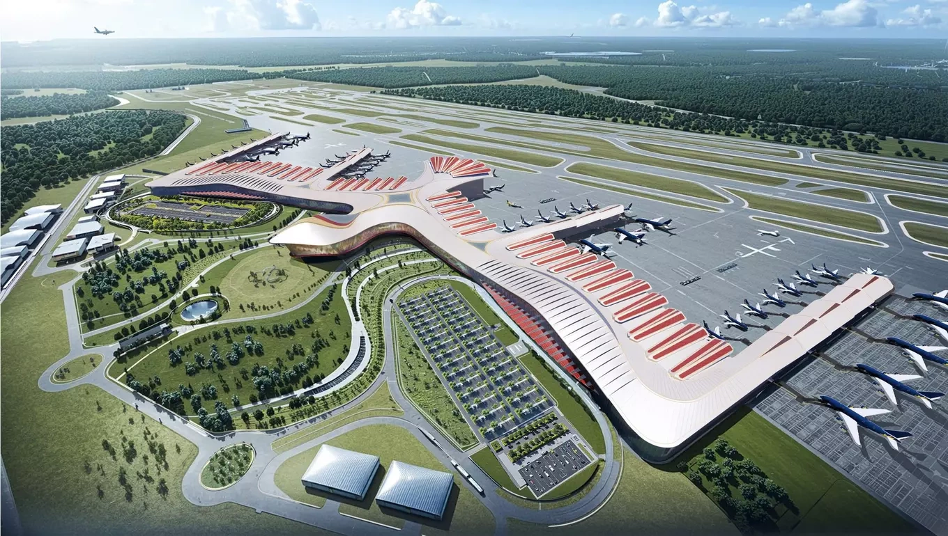 An artists impression of Phu Quoc International Airport. Rendering courtesy of Sun Group