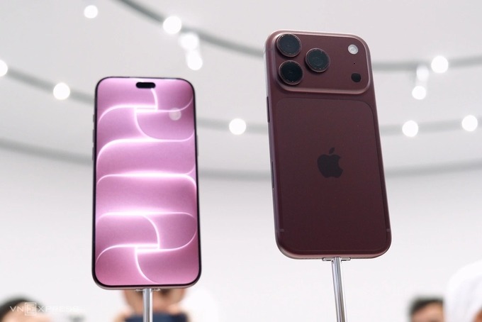 Apples iPhone 18 Pro and Pro Max. Photo by VnExpress/Tuan Hung