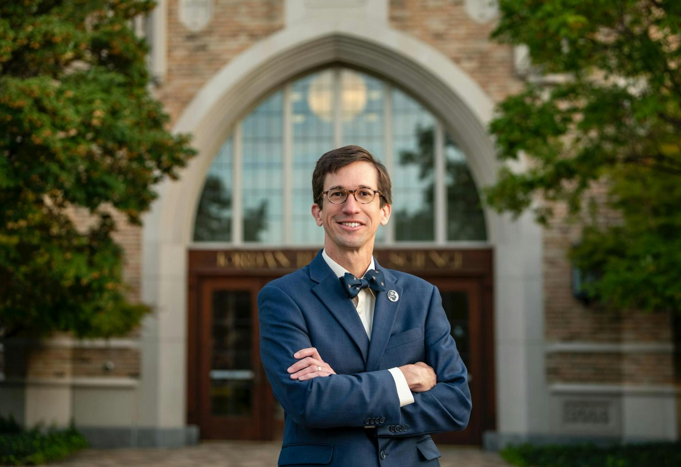 Professor Santiago Schnell, provost of Dartmouth College. Photo courtesy of the colleges website